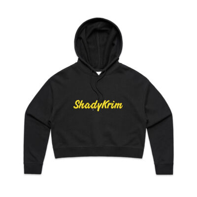 Women's Cropped Hoodie - Embroidered Logo Thumbnail