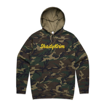 Shady's Camo Hoodie - Embroidered Logo Thumbnail